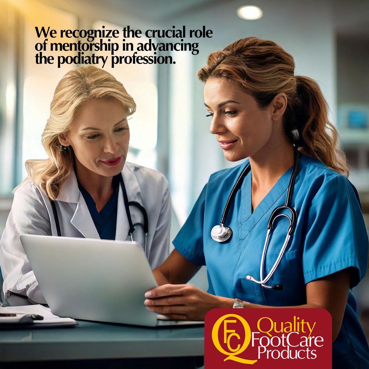 FootcareQuality's tweet photo. 🌟 Mentors shape the future of podiatry, guiding the next generation with expertise, innovation, and confidence. At Quality FootCare, we’re proud to support this vital journey. 👣 #MentorsMatter #FootCare https://t.co/bNhWbF2E6b