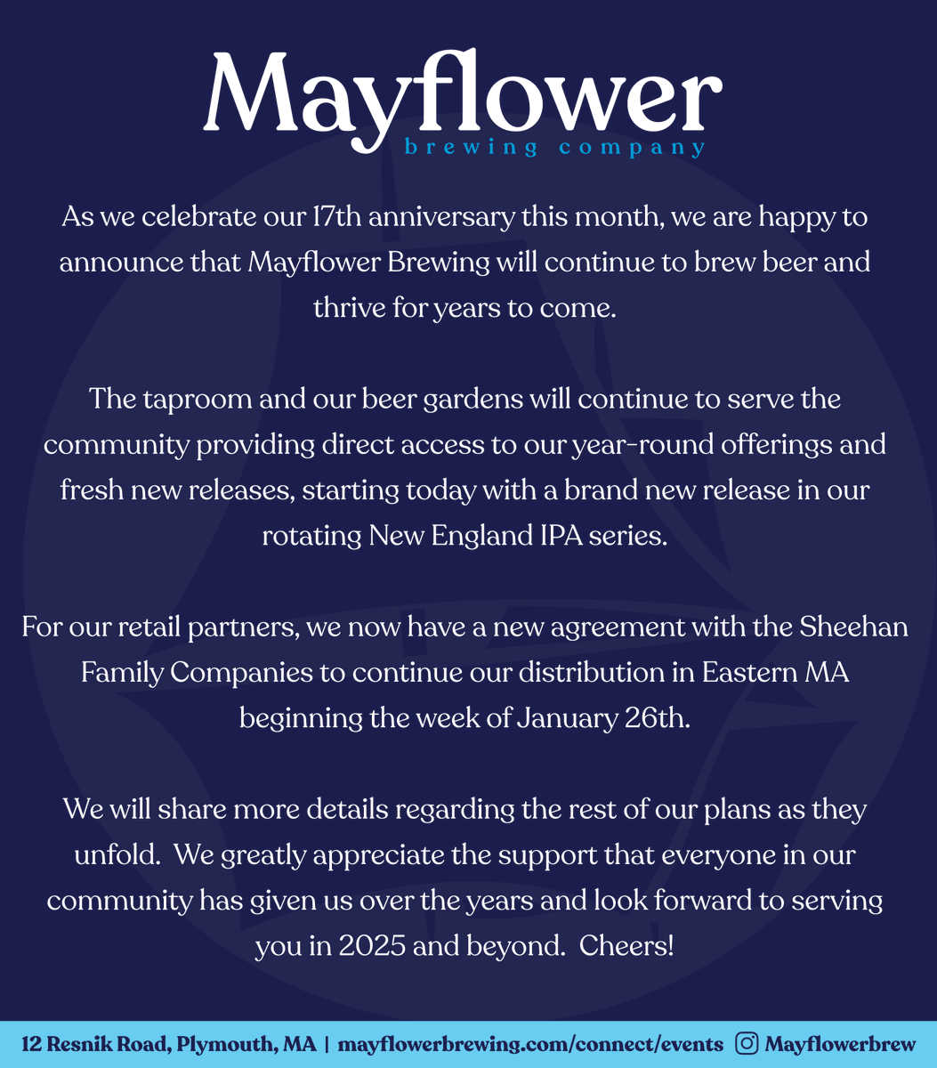 Mayflower Brewing tweet media