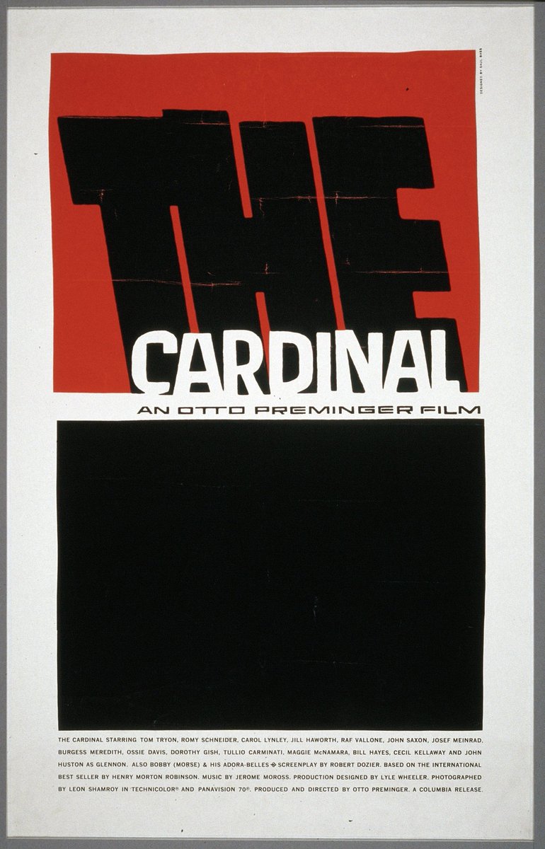 "Le Cardinal" de Preminger dresse le portrait d'un homme tiraillé entre foi, ambition et doute, tout en explorant les dessous de l'Église et les mécanismes du pouvoir. 
Suivi d'un dialogue avec Jean-François Rauger et Murielle Joudet, dimanche à 14h30. 💬 
cinematheque.fr/seance/42354.h…