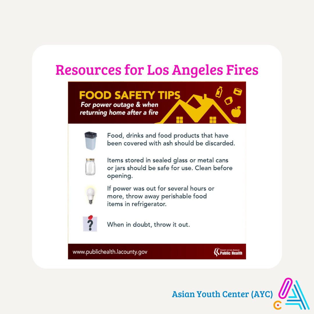 ❤️ Keep yourself and your loved one safe. More resources to come!
.
.
.
#asianyouthcenter #ayc #asianyouthcenterorg #losangelesfire #losangelesfires #lafire #lafires