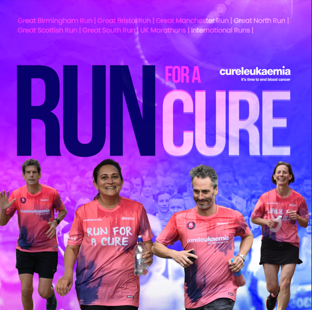 CureLeukaemia's tweet photo. RUN FOR A CURE IN 2025! 🏃‍♂️ Whether it’s the Great Run Series, international marathons, or a 10K loop in your local area, there’s a challenge for everyone. Choose your challenge and help raise vital funds for blood cancer patients.

https://t.co/oNROxFwXbu https://t.co/B5D3LfYCeb