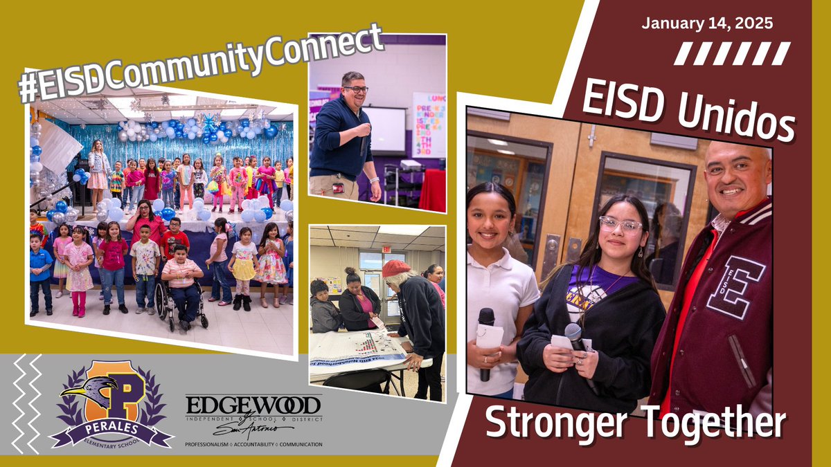 DrH_OnTheEdge's tweet photo. What a great night Serving &amp; Supporting our @EISDofSA community! Ty @PeralesESchool @EISDFE for highlighting our scholars &amp; our EISD Career &amp; Technology programs in our schools! Ty Trustees Castilla, Valdez &amp; Delgado for joining us! #SchoolBoardMonth
#4AmWalks
#EISDLegacyMatters https://t.co/oQYinObUIX