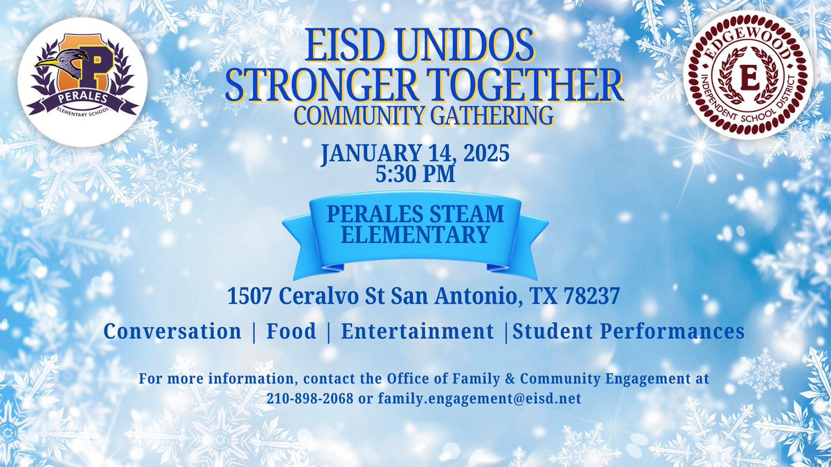 DrH_OnTheEdge's tweet photo. What a great night Serving &amp; Supporting our @EISDofSA community! Ty @PeralesESchool @EISDFE for highlighting our scholars &amp; our EISD Career &amp; Technology programs in our schools! Ty Trustees Castilla, Valdez &amp; Delgado for joining us! #SchoolBoardMonth
#4AmWalks
#EISDLegacyMatters https://t.co/oQYinObUIX