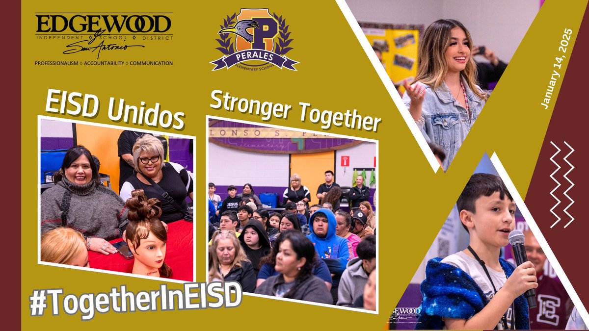DrH_OnTheEdge's tweet photo. What a great night Serving &amp; Supporting our @EISDofSA community! Ty @PeralesESchool @EISDFE for highlighting our scholars &amp; our EISD Career &amp; Technology programs in our schools! Ty Trustees Castilla, Valdez &amp; Delgado for joining us! #SchoolBoardMonth
#4AmWalks
#EISDLegacyMatters https://t.co/oQYinObUIX
