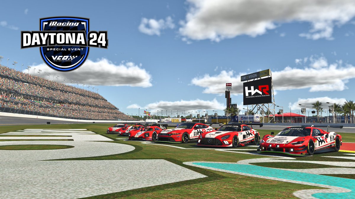 HWR2020's tweet photo. Six teams are set to toe the start line for HWR over this weekend in the @iRacing  Daytona 24.

The Ferrari 499p, Dallara P217, Ford Mustang, Mclaren 720s, Ferrari 296 and Mercedes AMG will all be helping our drivers in their quest for victory!

#Simracing  #IMSA  #iracing https://t.co/LzdUNrsyLa