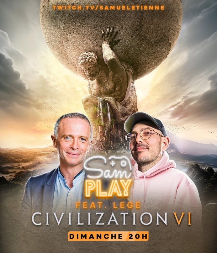 Calendr_App's tweet photo. ✨#AgeOfMythology** #StreamForHumanity** #SamPlay ** [❤️SOLIDARITÉ] ** #LiveGaming 🧞‍♂️

Salut la famille ! C'est DIMANCHE et voici Les EVENTS  YouTube & Twitch #HuntedByCalendr !

🕒 15h00 : Épisode 8 - #AgeofMythology sur YouTube
 ✅Plongez dans cet univers mythique avec @AurelienMiannay. Les fans de stratégie et de légendes seront ravis !
👉https://t.co/UGYL223EYf 

🕗 20h00 : Sam Play
✅ @SamuelEtienne poursuis son exploration du jeu vidéo avec CIVILIZATION ! Merci à @LegeLoL de l’accompagner dans cette aventure pleine de nostalgie et découvertes !
 ⚔️https://t.co/xASEEU0c3U 

🕗 20h00 : MATCH CARITATIF avec @AmineMaTue
 ✅IRL au Stade Jean Bouin à Paris : pour clôturer le week-end de collecte de dons, retrouvez des invités surprises et des moments mémorables ! Possibilité d’assister sur place. On compte sur vous... et DM si vous voulez qu'on se rencontre, on sera sur place ! [❤️]
 🙏🏻 https://t.co/cYxCjT6obs 

🕗 20h00 : @Bytell2 - Anime Night
 ✅Soirée spéciale Anime Night : plongez dans vos séries animées préférées avec Bytell2 !
 👉https://t.co/wM2EIvxAM6 

Des amis qui regardent ? 👀 Check @calendr_app ! 

Et pour la semaine prochaine, quels EVENTS incontournables ? Dis-nous en commentaire ou DM pour exclus 📩!
❤️Personne n'aime autant les créateurs autant que nous❤️
🧞‍♀️🧞🧞‍♂️Ensemble, on va faire le meilleur programme !!! 🗓️🙏🏻