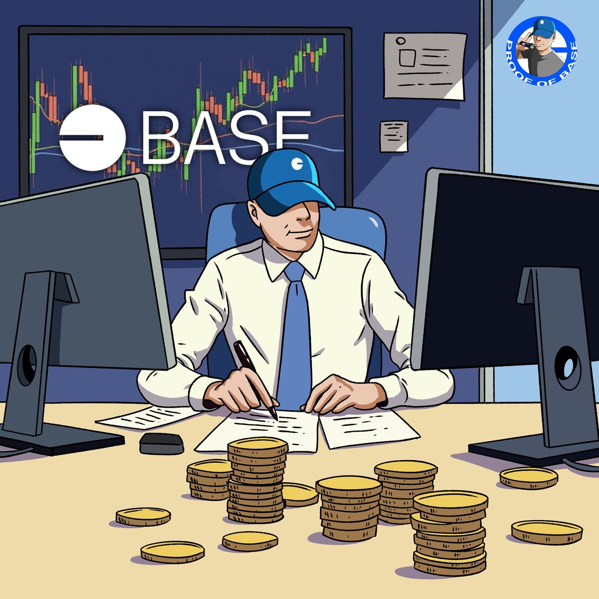 PoBmeme's tweet image. Welcome to $PoB 🛡️ Hold tighter, Grind harder. That’s the "Proof of Based" mindset 🧢.

CA: 0xc66B839Ef20f2D35B3B7b0f6d908Ab63a9829674

TG : t.me/PoBmeme

WEB: proofofbased.fun

DEX: dexscreener.com/base/0xc66B839…

Mint PoB Cap 👇
zora.co/collect/base:0…

#ProofOfBased