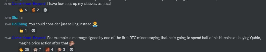 SatoshiCfB's tweet photo. Wouldn't be bad. $QUBIC https://t.co/AUc9yT9kXY