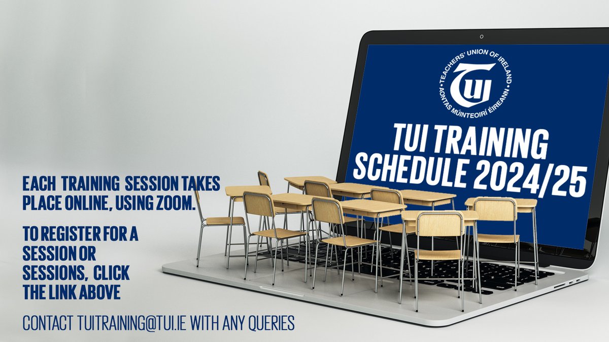 Teachers' Union Ire. (@tuiunion) on Twitter photo TUI's online training schedule continues on Wednesday 22nd January with a look at Partial Absences Leave, Maternity Leave, Assault Leave, Occupational Injury Leave and Breastfeeding Breaks. Click link to book your place  👉tinyurl.com/2t2hn5es TUI's online training schedule continues on Wednesday 22nd January with a look at Partial Absences Leave, Maternity Leave, Assault Leave, Occupational Injury Leave and Breastfeeding Breaks. Click link to book your place  👉tinyurl.com/2t2hn5es