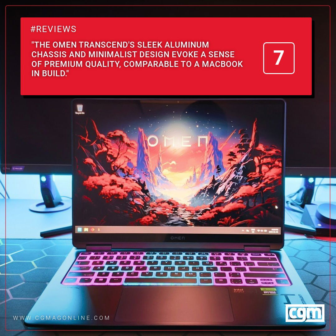 CGMagonline's tweet image. "The OMEN Transcend's sleek aluminum chassis and minimalist design evoke a sense of premium quality, comparable to a MacBook in build."

cgmagonline.com/review/hardwar…

#HPOmen