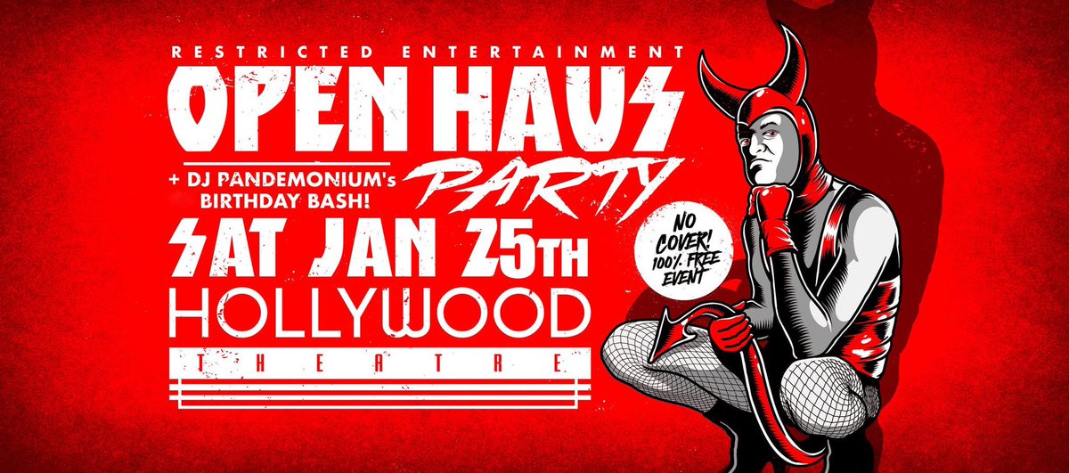 Sin City (@sincityfetish) on Twitter photo We’re having an open house <a href="/HollywoodYVR/">Hollywood Theatre Vancouver</a> and you’re invited! Come celebrate the birthday of <a href="/DJ_Pandemonium/">Isaac Terpstra</a> and dance it up with us!! There’s no dress code so feel free to express your wild side as you wish!
Tickets are free.
getrestricted.com We’re having an open house <a href="/HollywoodYVR/">Hollywood Theatre Vancouver</a> and you’re invited! Come celebrate the birthday of <a href="/DJ_Pandemonium/">Isaac Terpstra</a> and dance it up with us!! There’s no dress code so feel free to express your wild side as you wish!
Tickets are free.
getrestricted.com