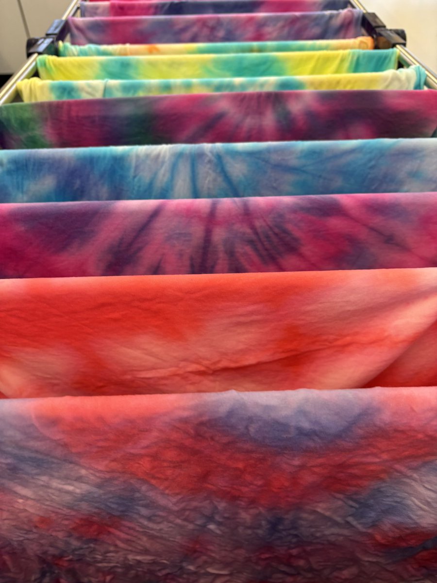 missellafirth's tweet photo. Year 8’s tye dyes 😍 student have experimented with different techniques and colour palettes 🎨 @TheManorAcademy https://t.co/R77C4upVNE