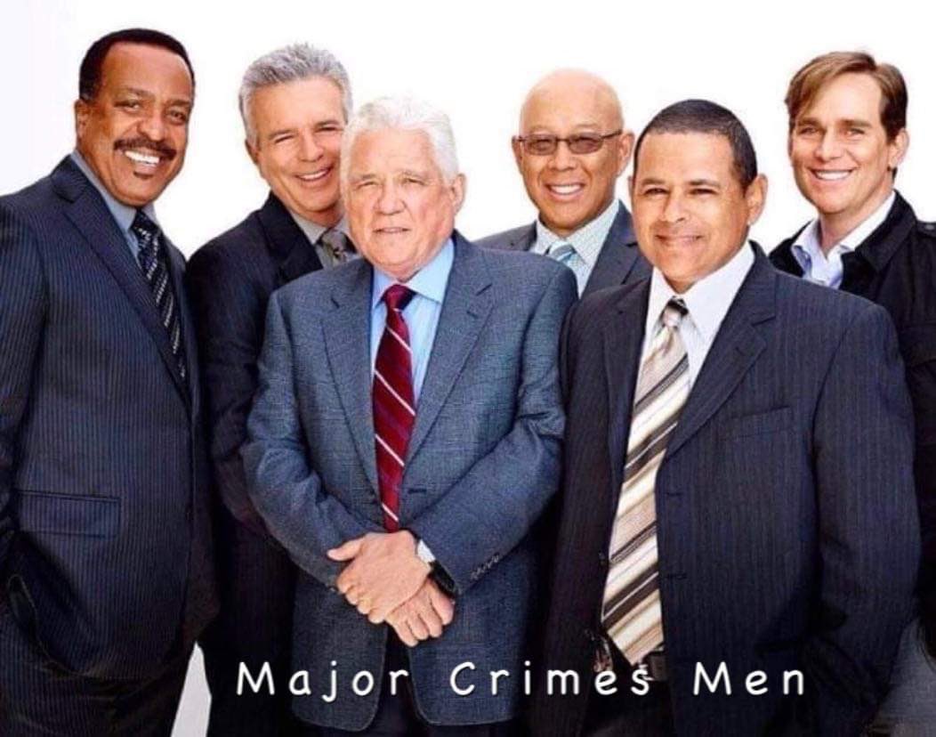 bridgette_TN's tweet photo. #FBF An excellent ensemble of actors! The men of #MajorCrimes ๐#MissTheseGuys #CmdrTaylor #LtFlynn #LtProvenza #LtTao #DetSanchez #BuzzWatson #RobertGossett #TonyDenison #GWBailey #MichaelPaulChan #RaymondCruz #PhillipPKeene @MajorCrimes_TV https://t.co/URxk5875g8