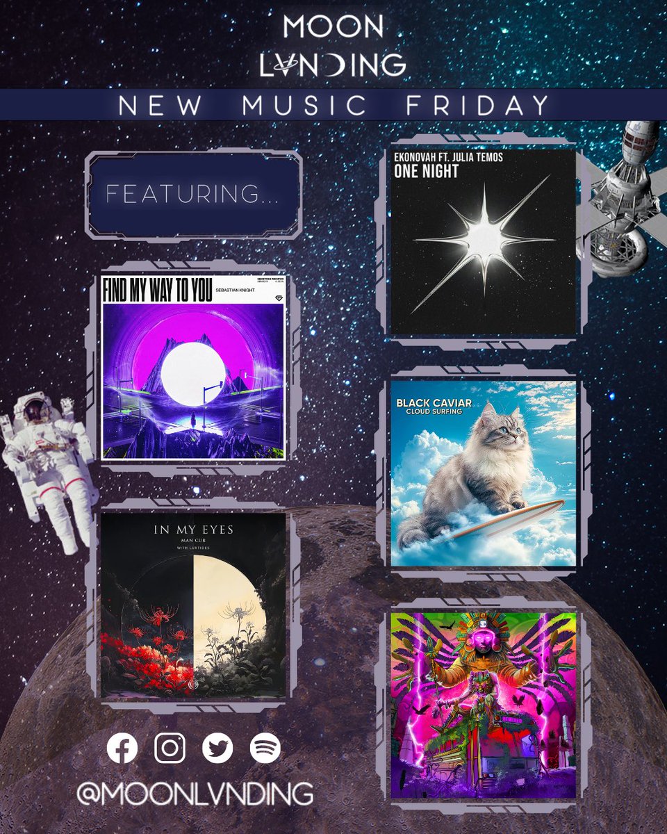 We know it’s the best part of your week, so of course, we made it extra special! ✨ Come on, you can tell us 😏 which one’s your fave?

<a href="/ItsSebastianK/">Sebastian Knight 🇲🇽🇺🇸</a> - Find My Way To You
<a href="/alecthemancub/">Alec</a> x <a href="/luxtides/">Luxtides</a> - In My Eyes
<a href="/Ekonovah/">Ekonovah</a> - One Night (ft. Julia Temos)
<a href="/realblackcaviar/">Black Caviar</a> - Cloud