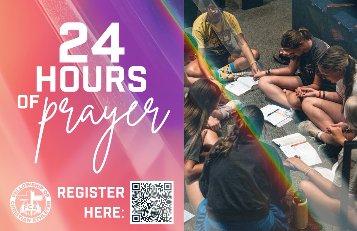 24 hours of Prayer is a time to pray on 1/25/25 as we seek to share the Gospel in Nebraska, the Mid-West, and Globally. Sign up for one (or more) 30 min time slot and you will receive guided prayer instructions as we cry out to the Lord together! #FCAGLORY shorturl.at/tLc87