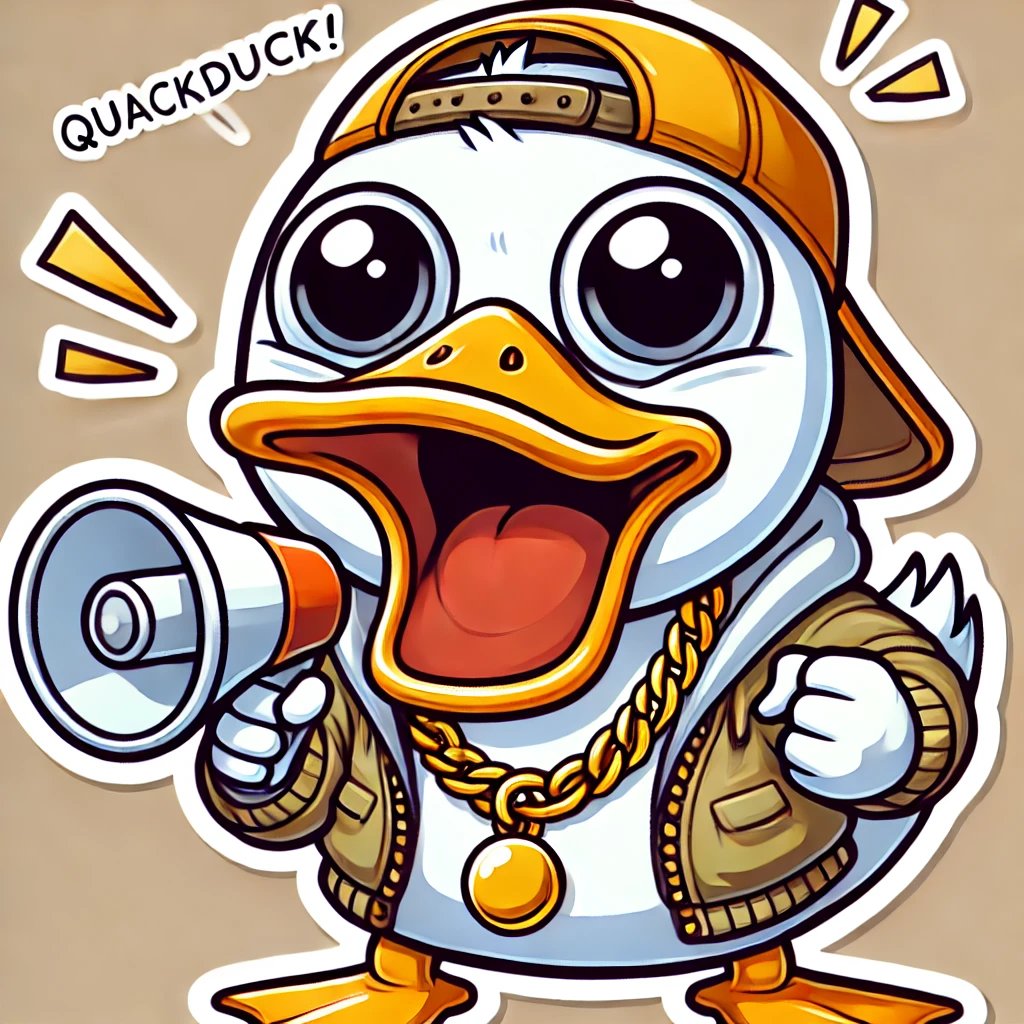 QuackDuck_meme's tweet photo. 🎉 What’s QuackDuck?
$DUCKO is more than a memecoin - it’s a movement. With community-driven fun, rewards, and memes, we’re creating a universe where every Quacker wins. 💸
Let’s quack our way to the top!
#CryptoCommunity #QuackIt #QuackDuck https://t.co/dGoEX64TEI
