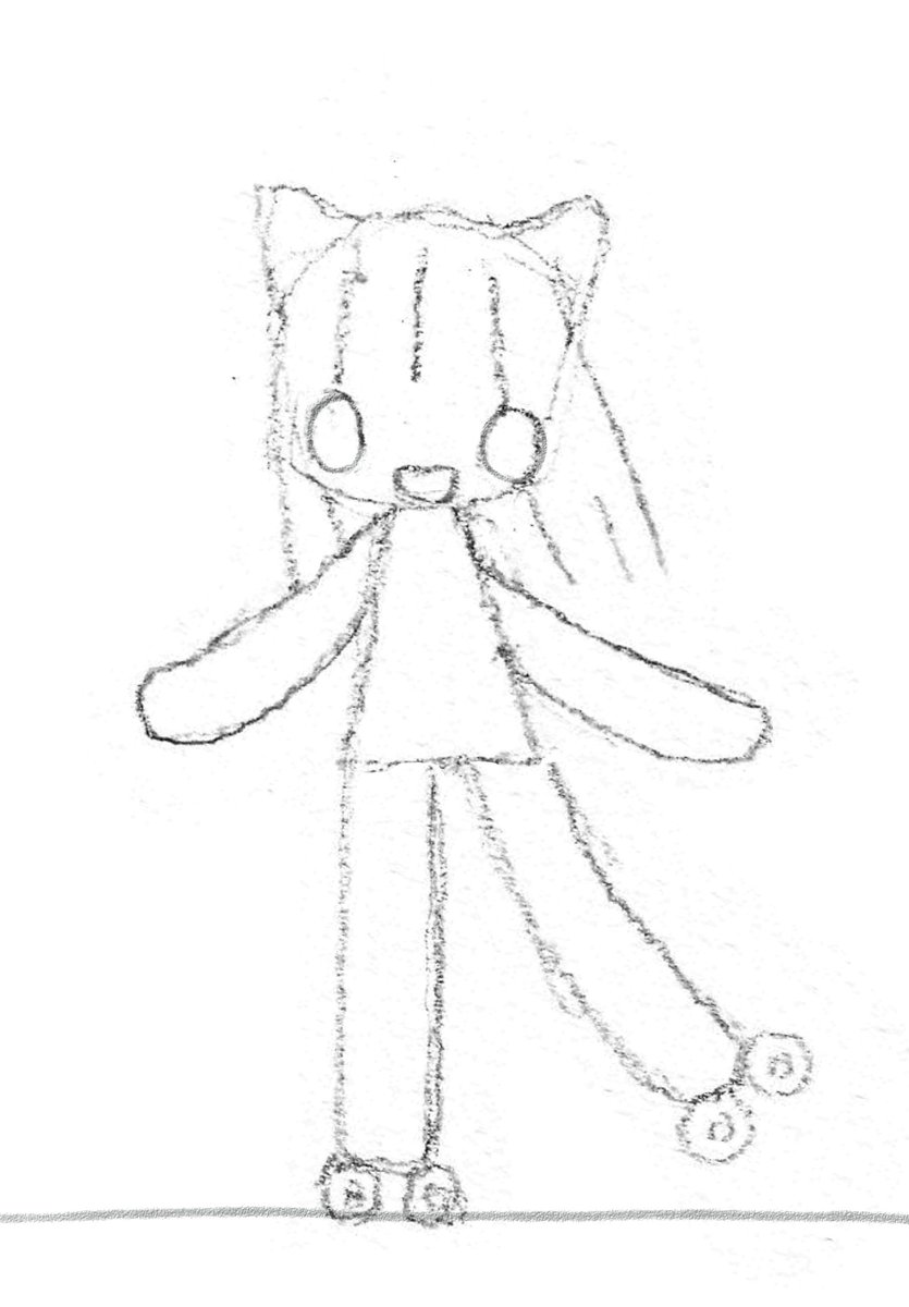 ローラースケート。これはたぶんちゃんと絵にする