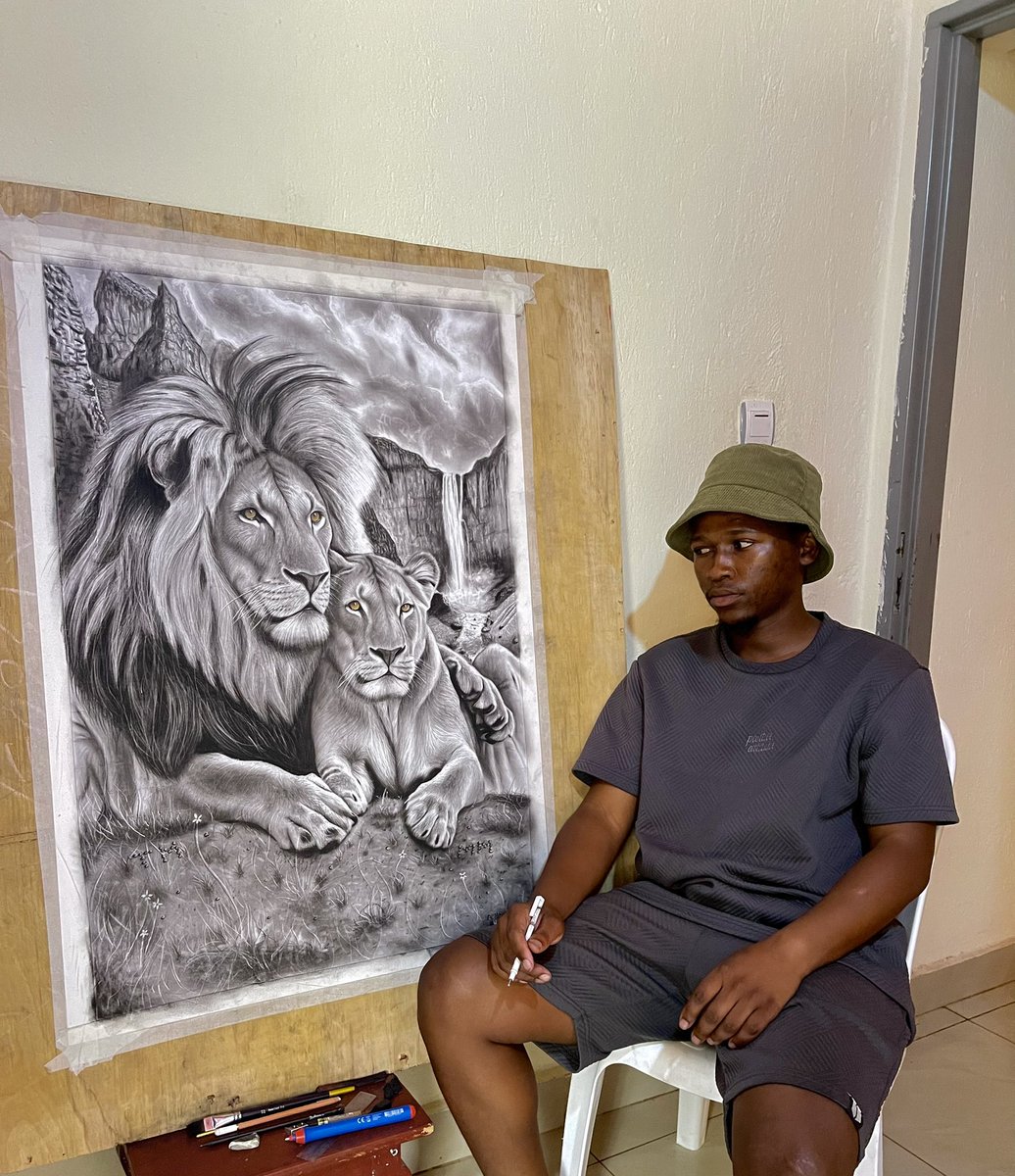 Hey X, Let me present to you my first 2025 Artpiece 🥺❤️❤️🤭