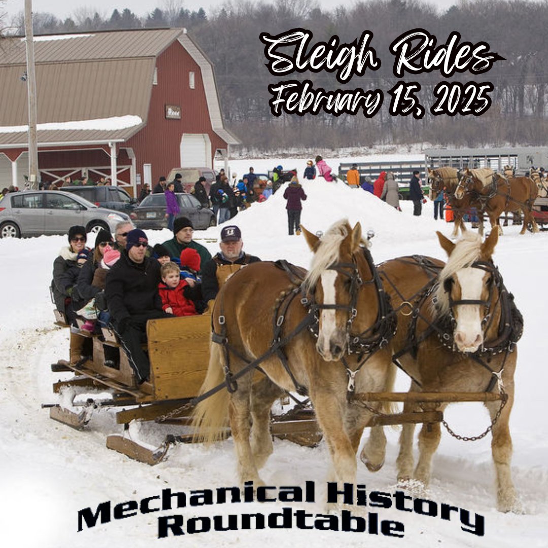 HCOC's tweet image. It's that time of year again! Join us for sleigh rides at the Ralph Stoppel Farmstead on Salem Road SW behind the History Center of Olmsted County on February 15, 2025 from 10 - 4pm.  Free will donation with all proceeds donated to the Special Olympics.