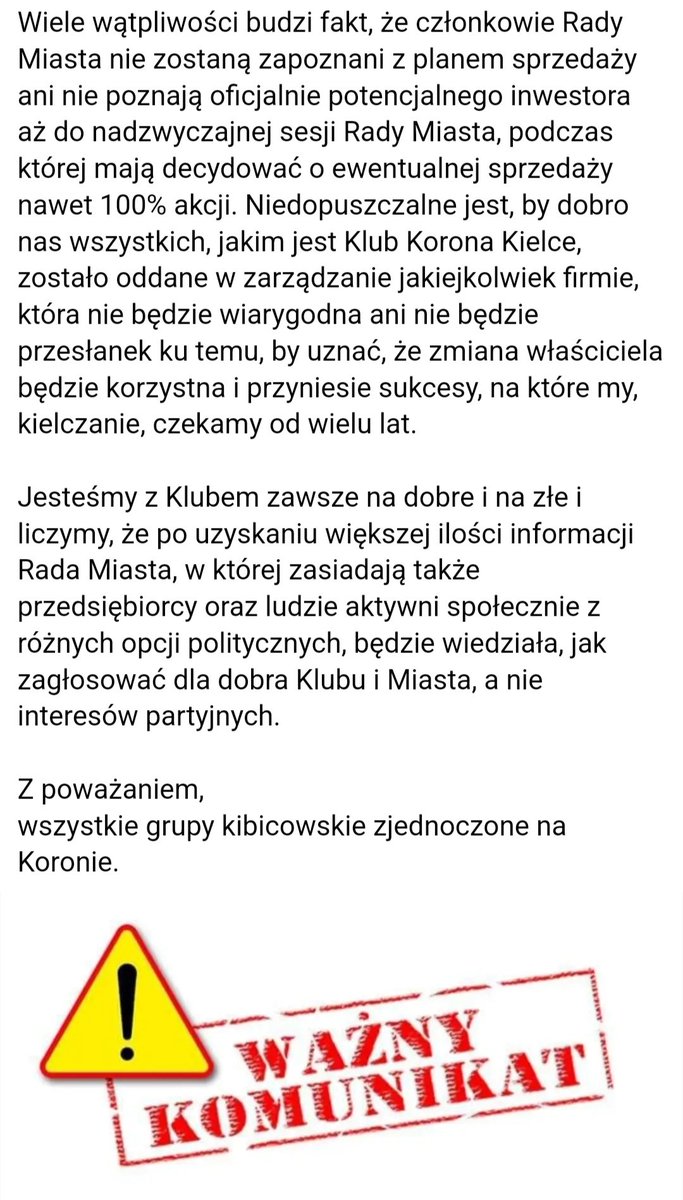 Stowarzyszenie Kibiców Zjednoczona Korona (@skzk1973) on Twitter photo 