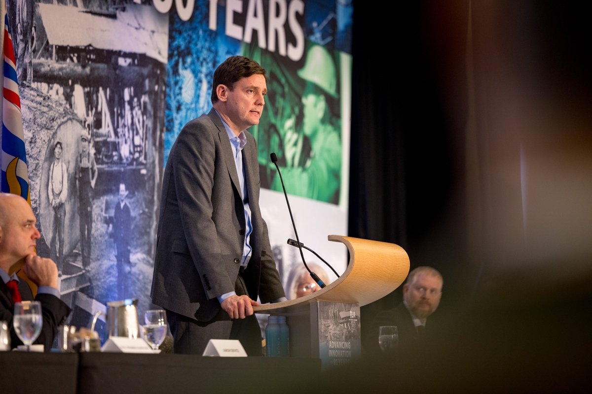 Many thanks to the Honourable Premier Eby for once again attending the TLA's Annual Convention + Trade Show. We appreciate his attention and acknowledgement of the importance of the forest industry and look forward to continuing to work towards a better future for all in BC.