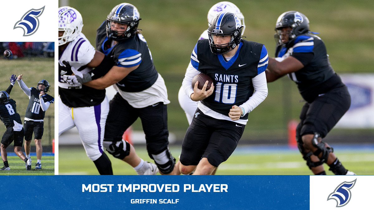 Excited to announced our 2024 Most Improved Player - Griffin Scalf!

The hard work and dedication you put in is recognized by your peers! 

Congrats on an incredible season Griffin! 

#EarnedIt

🔹▪️◻️▪️🔹