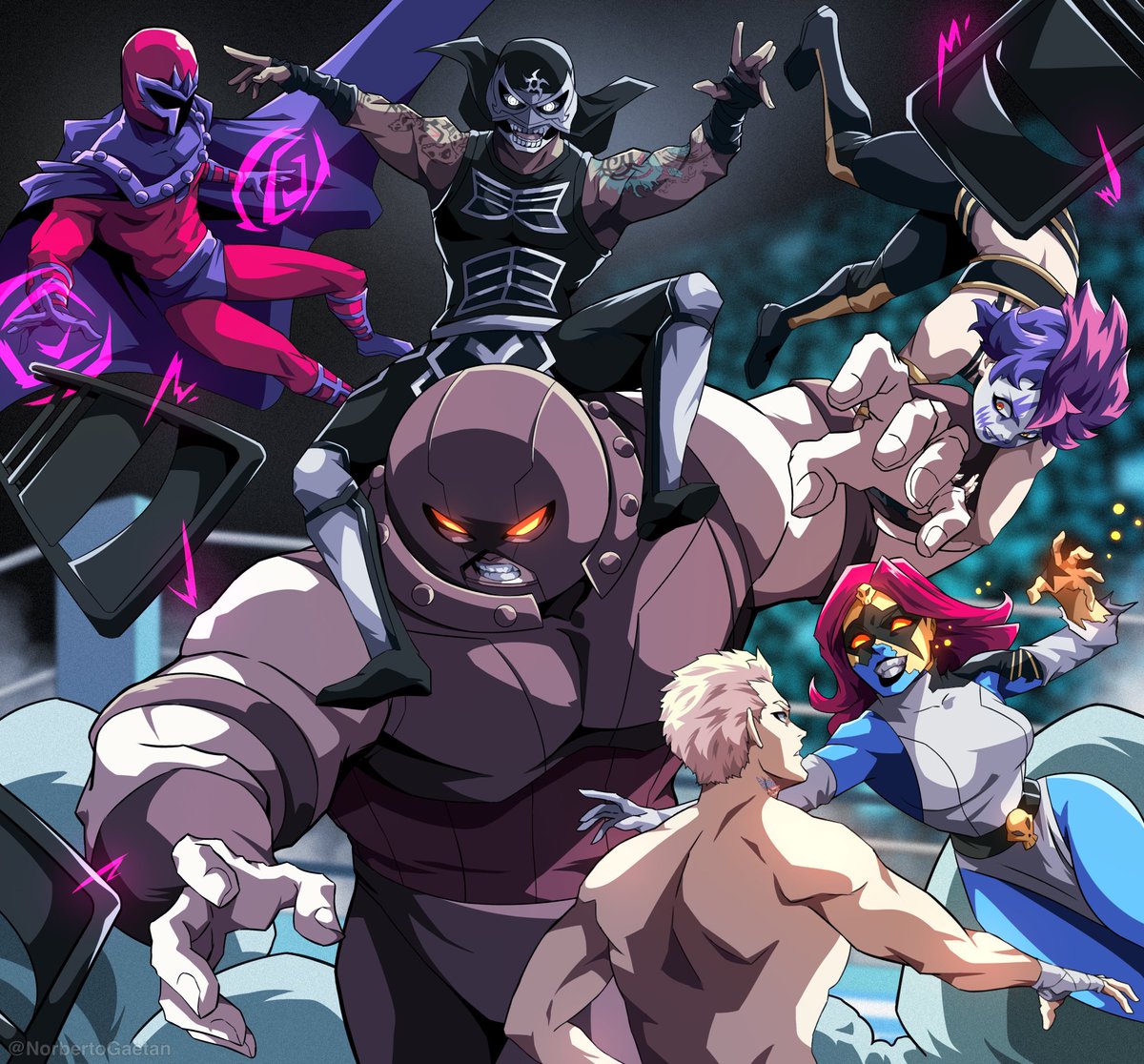 NorbertoGaetan's tweet photo. WWE x Marvel https://t.co/mHNogXj1Kr