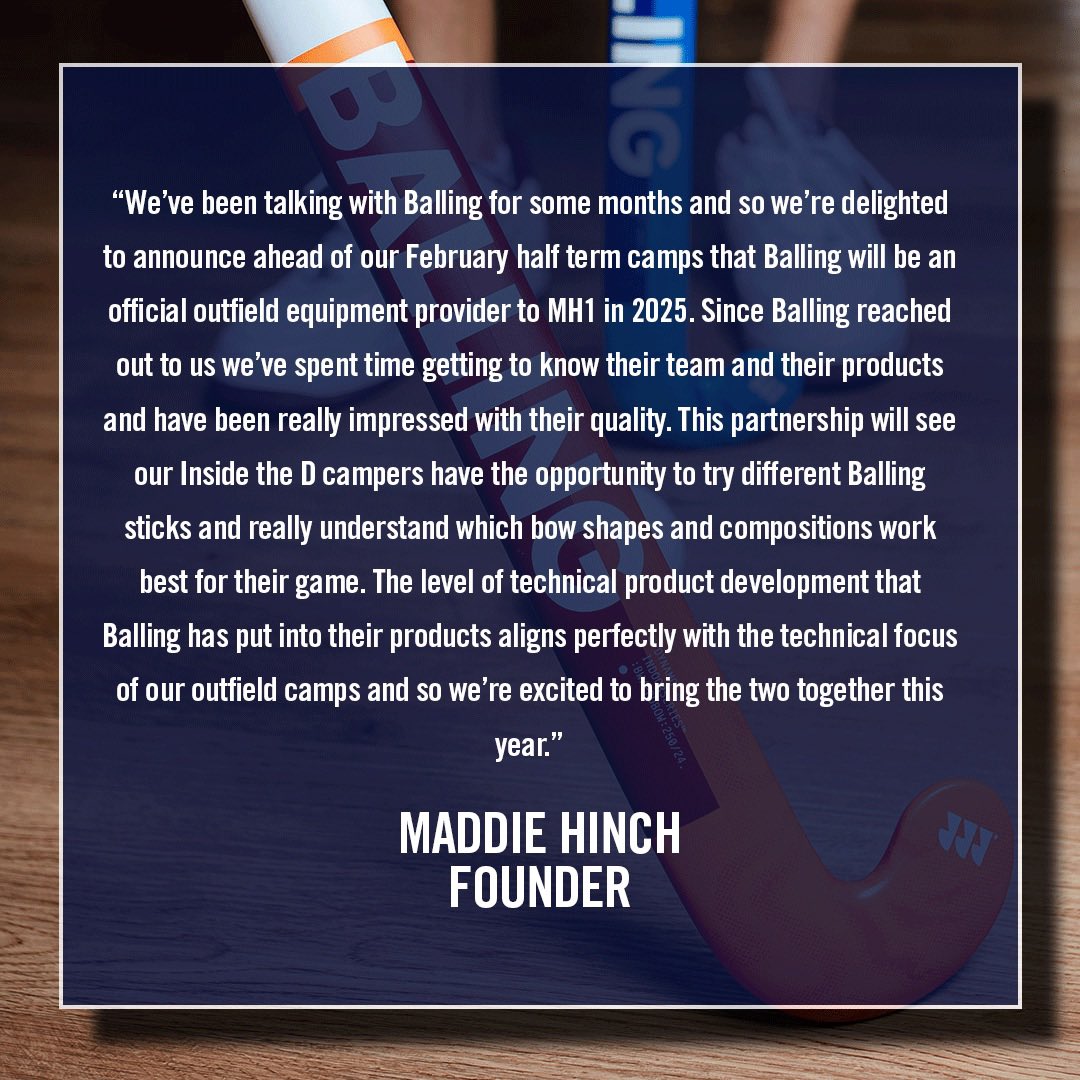 🤝 NEW PARTNERSHIP‼️ 

Welcome to the @mh1coaching family, @ballinghockey 

#mh1coaching #ballinghockey #insidetheD #hockeycamps #camplife #technicaltraining #beyoubelimitless