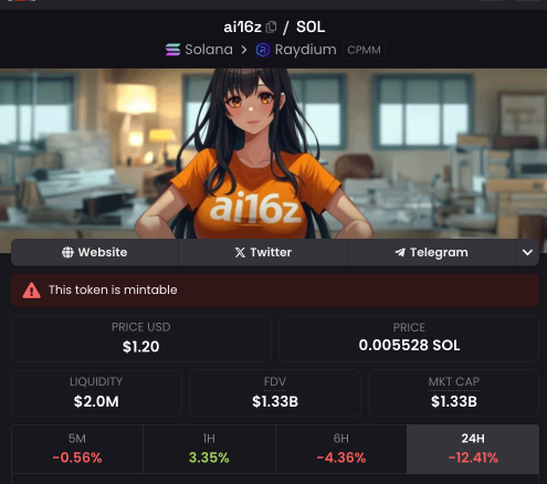 irochan_fart's tweet photo. loooool
@FartCoinOfSOL 1.5b, ai16z 1.3b, and you’re still shorting iro-chan? good luck with that one. higher 🚀

#irochan #fartcoin 🐶💨 https://t.co/pAXFkYhZL5