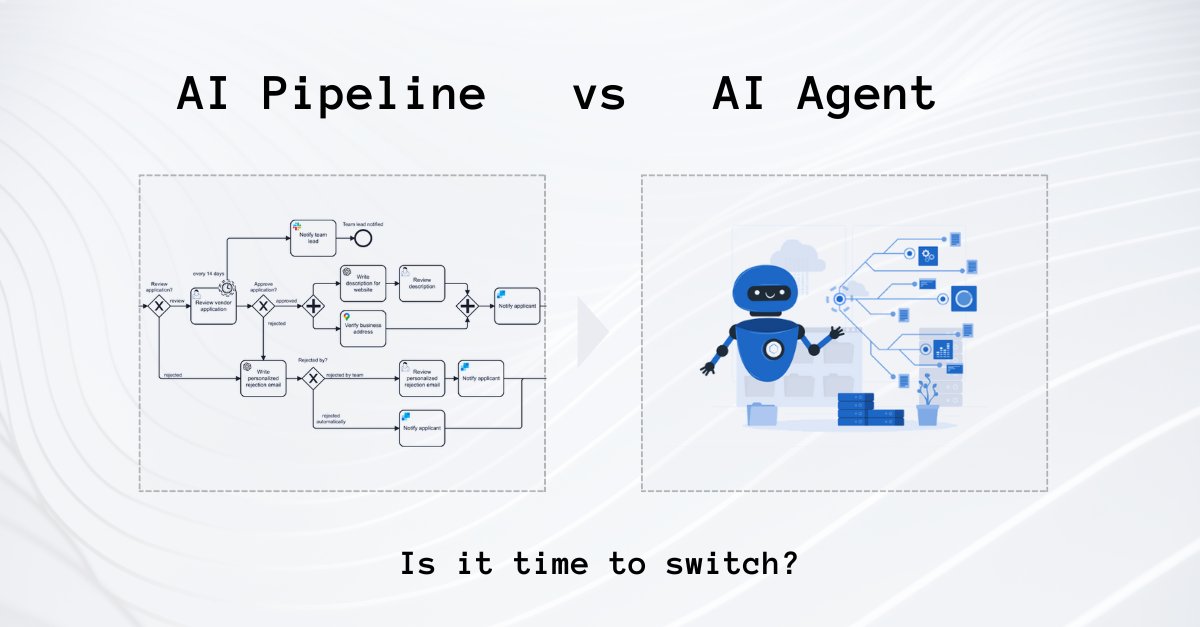 Yiszzzz's tweet photo. Majority of “AI Agents” advertised today aren’t really agents at all. They’re 𝐢𝐧𝐭𝐫𝐢𝐜𝐚𝐭𝐞 𝐩𝐢𝐩𝐞𝐥𝐢𝐧𝐞𝐬 𝐰𝐢𝐭𝐡 𝐝𝐞𝐭𝐞𝐫𝐦𝐢𝐧𝐢𝐬𝐭𝐢𝐜 𝐜𝐨𝐧𝐭𝐫𝐨𝐥 𝐟𝐥𝐨𝐰𝐬, where LLMs are used only for single-prompt, narrow tasks in isolation.
 
Ironically, those who jumped on LLMs early and built these intricate pipelines are now the ones facing the 𝐠𝐫𝐞𝐚𝐭𝐞𝐬𝐭 𝐢𝐧𝐞𝐫𝐭𝐢𝐚 𝐭𝐨 𝐬𝐰𝐢𝐭𝐜𝐡 𝐭𝐨 𝐟𝐮𝐥𝐥 𝐚𝐠𝐞𝐧𝐭𝐬.
 
I saw this phenomenon firsthand with the self-driving car industry: companies spent years building brittle, rule-based systems, patching edge cases one by one, reluctant to invest in end-to-end training. Only Tesla committed fully to this switch early on – and now they're the only ones with a truly scalable system adaptable to almost anywhere.
 
Few companies running LLMs in production are ready to switch to real agents. It's risky – all those edge cases you spent months tuning could suddenly break. Your metrics might regress. Your system might behave in ways you didn't expect.
 
That fear is real. You know you have to make the switch eventually, but before you know it, you’re stuck maintaining a 𝐟𝐫𝐚𝐠𝐢𝐥𝐞, 𝐮𝐧𝐬𝐜𝐚𝐥𝐚𝐛𝐥𝐞 𝐬𝐭𝐚𝐜𝐤 that’s harder and harder to adapt as use cases grow more demanding. Meanwhile, O1-level reasoning models are becoming faster, cheaper, and more powerful by the day.
 
𝐒𝐨, 𝐬𝐡𝐨𝐮𝐥𝐝 𝐲𝐨𝐮 𝐬𝐰𝐢𝐭𝐜𝐡 𝐭𝐨 𝐚 𝐦𝐨𝐫𝐞 𝐚𝐠𝐞𝐧𝐭𝐢𝐜 𝐰𝐨𝐫𝐤𝐟𝐥𝐨𝐰?
 
Yes—but you can't do it overnight. Building systems that are both autonomous and reliable takes time. You need:
- 𝐂𝐥𝐞𝐚𝐫 𝐛𝐨𝐮𝐧𝐝𝐚𝐫𝐢𝐞𝐬 for what your agent can and can't do
- 𝐅𝐚𝐢𝐥-𝐬𝐚𝐟𝐞𝐬 that kick in when things go wrong
- 𝐑𝐨𝐛𝐮𝐬𝐭 𝐯𝐞𝐫𝐢𝐟𝐢𝐜𝐚𝐭𝐢𝐨𝐧 to catch problems early

Then you can gradually expand which tasks you trust to your agent – similar to how self-driving cars expanded their 𝐎𝐩𝐞𝐫𝐚𝐭𝐢𝐨𝐧𝐚𝐥 𝐃𝐞𝐬𝐢𝐠𝐧 𝐃𝐨𝐦𝐚𝐢𝐧𝐬 (𝐎𝐃𝐃𝐬).
 
The key is to start now. The longer you wait, the harder it gets to change. If you begin experimenting with agents today, you'll be ready when powerful reasoning LLMs become the standard. Don't let today's comfort become tomorrow's constraint!