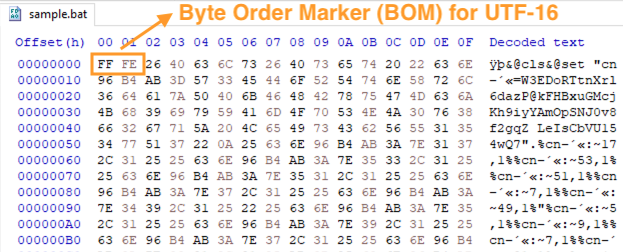 vmray's tweet photo. 🚨 #Alert: Heavily #obfuscated #batch file loads #XWorm hosted on #github
🔗 https://t.co/qwQhNR8tSQ
🔍VMRay Labs found a multi-stage obfuscated batch script with low detections on VirusTotal which downloads and executes XWorm from GitHub. The sample uses a UTF-16 Byte Order Marker and an open-source Batch obfuscator to hinder manual analysis.
🧵(1/4)