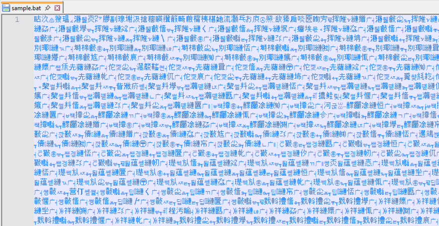 vmray's tweet photo. 🚨 #Alert: Heavily #obfuscated #batch file loads #XWorm hosted on #github
🔗 https://t.co/qwQhNR8tSQ
🔍VMRay Labs found a multi-stage obfuscated batch script with low detections on VirusTotal which downloads and executes XWorm from GitHub. The sample uses a UTF-16 Byte Order Marker and an open-source Batch obfuscator to hinder manual analysis.
🧵(1/4)