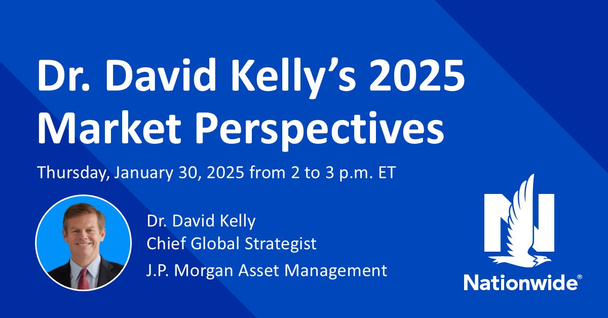 KennyTeeTime's tweet photo. Join us for a webinar on Jan. 30 at 2pm eastern to hear Dr. David Kelly’s 2025 market perspectives and what it may mean for investors. Register now!

https://t.co/tZ78nu0tQ2 https://t.co/7TCH2aMROE