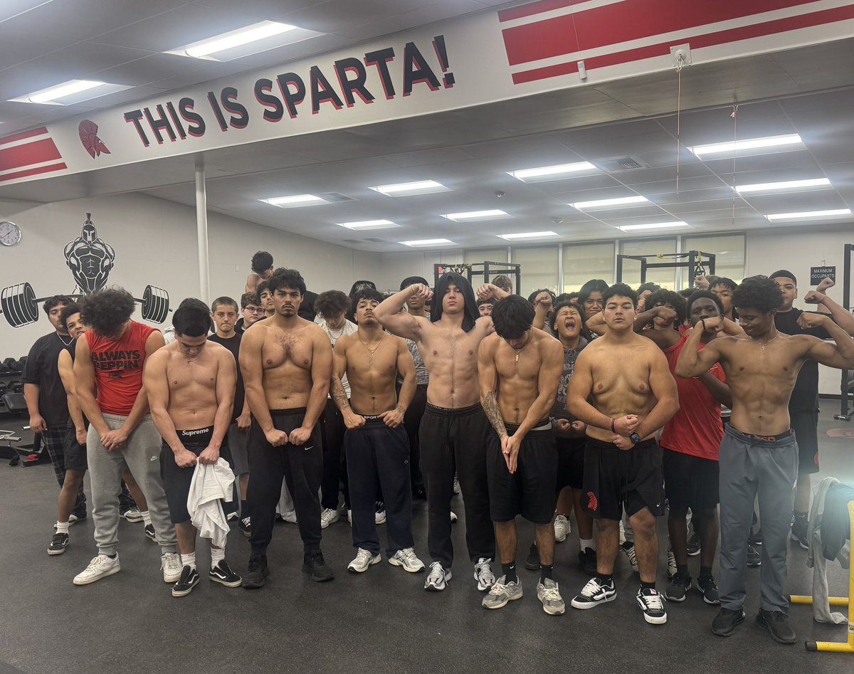#FatArmFriday Spartans getting after it!!!