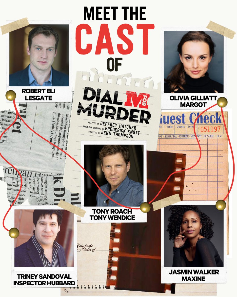 The stylish thriller that inspired the Hitchcock classic. Meet the cast of DIAL M FOR MURDER!🔍🕵️‍♂️

See these artists onstage FEB 15 - MAR 9 / 2025, get tickets NOW🎟️