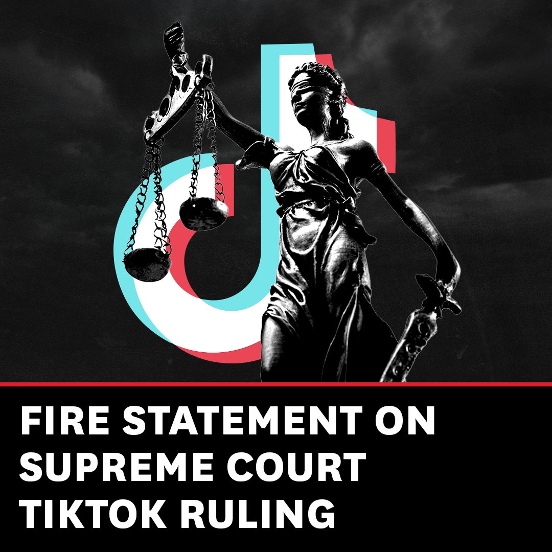 STATEMENT: Our unique national commitment to freedom of expression requires more caution than today’s ruling delivers. The unprecedented ban of a communication platform used by 170 million Americans demands strict judicial scrutiny, not the rushed and highly deferential review