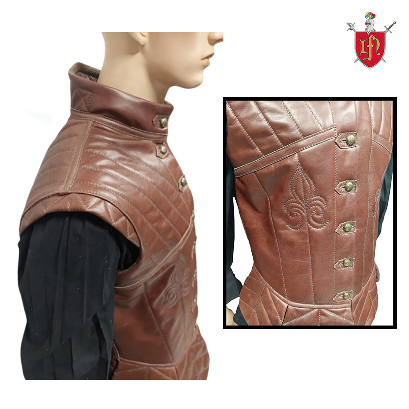 Nuevo Coleto hecho en cuero vacuno Ref.: 141CCVM095141 nicofuduli.com/store/coleto-h…
Esta pieza está inspirada en un coleto histórico del siglo XVI. 
Apto para protección en la práctica de esgrima histórica.