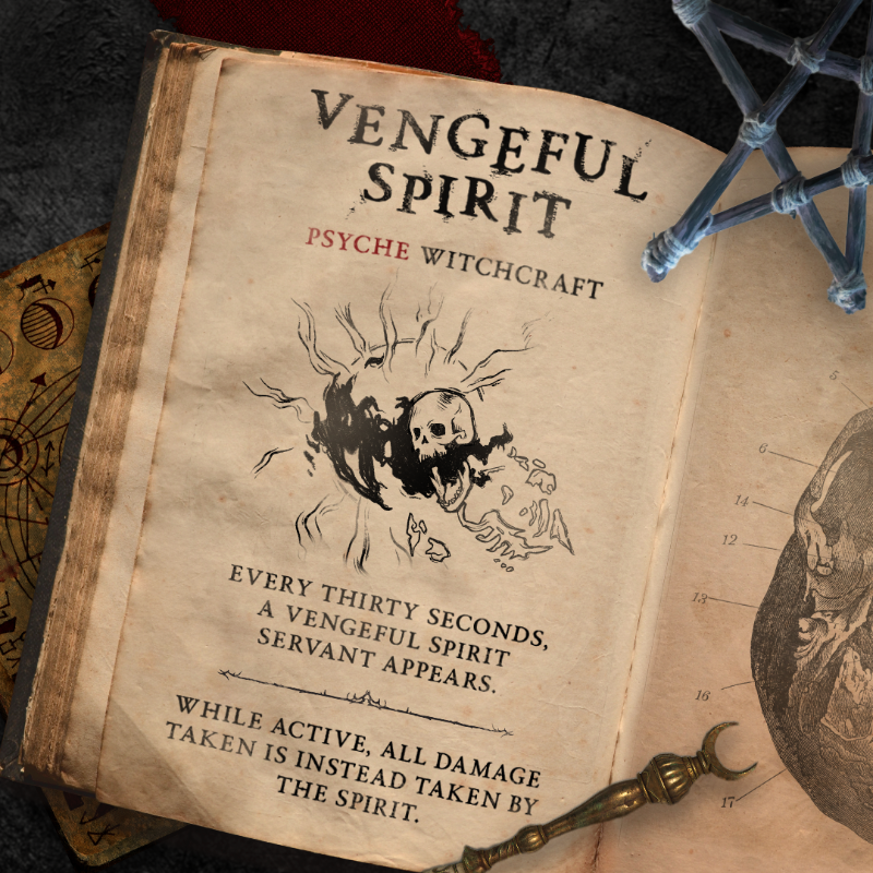Diablo's tweet photo. May the Grimoire's powers make you rich* 🪙

Harness unique powers from the Coven when Season of Witchcraft launches on January 21.

(*In demon blood)