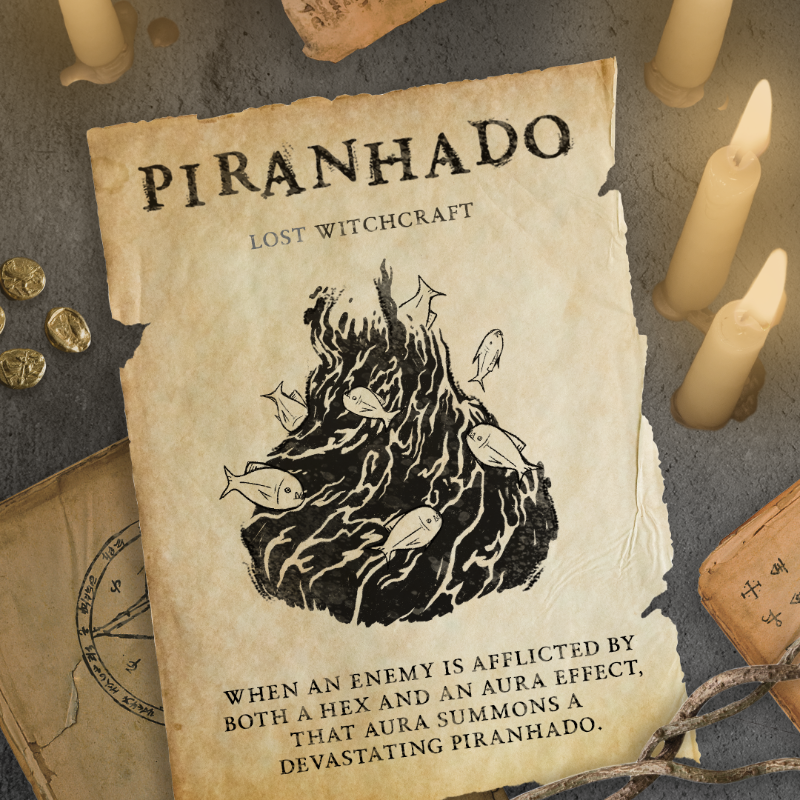 Diablo's tweet photo. May the Grimoire's powers make you rich* 🪙

Harness unique powers from the Coven when Season of Witchcraft launches on January 21.

(*In demon blood)