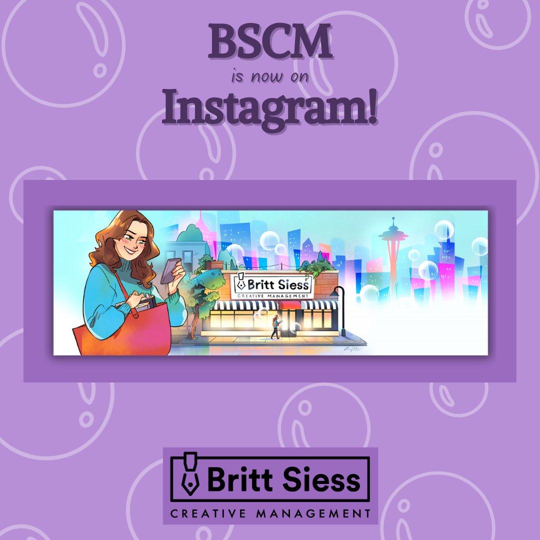 It's official! BSCM (finally) has an Instagram!!🥳 Follow us at brittsiesscreative for exciting updates and featured art.💜🎨