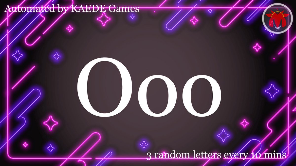 3letter_'s tweet image. O o o