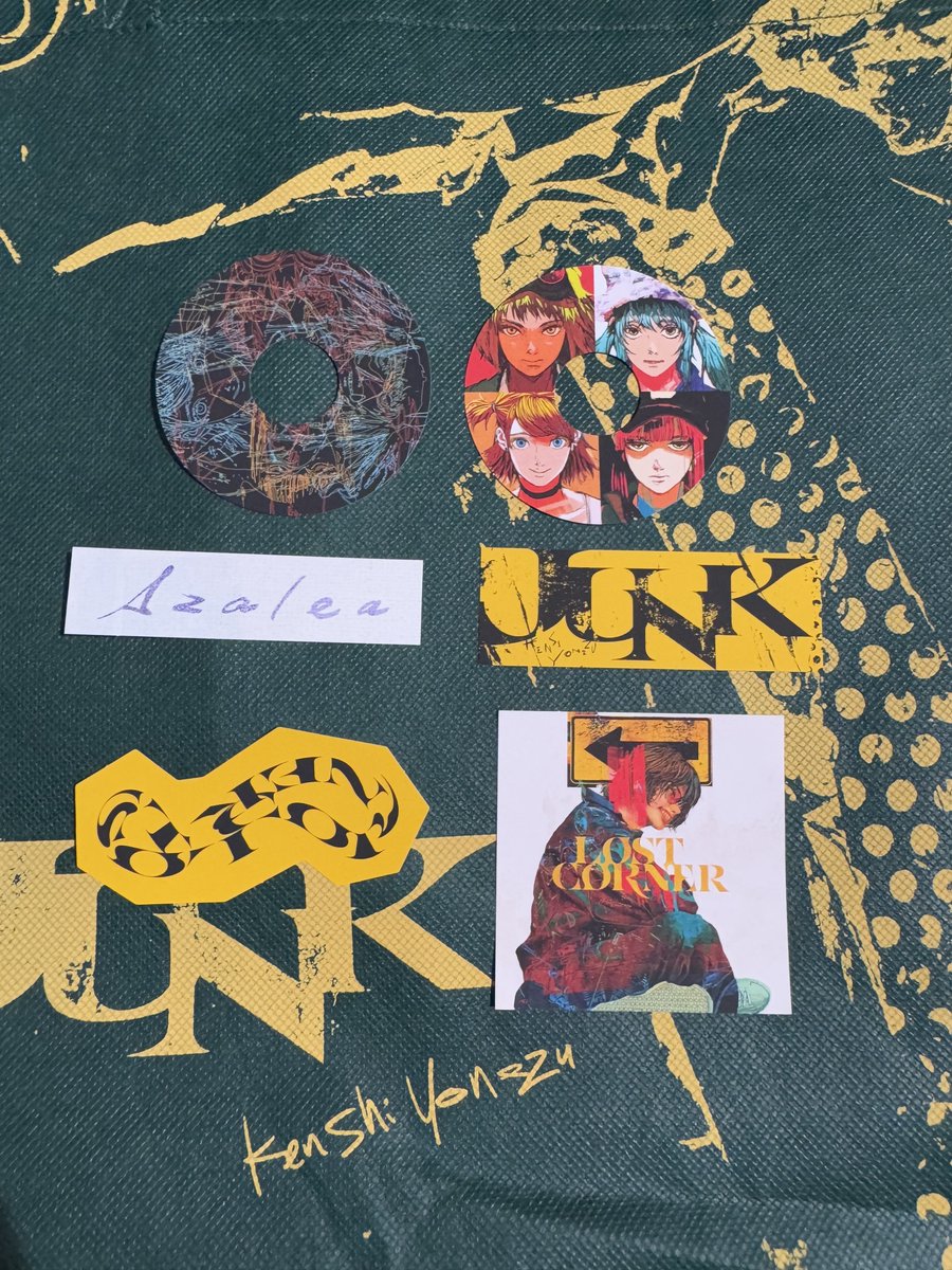 米津玄師 グッズ ステッカー GO】米津玄師 2025 JUNK ステッカー LOST