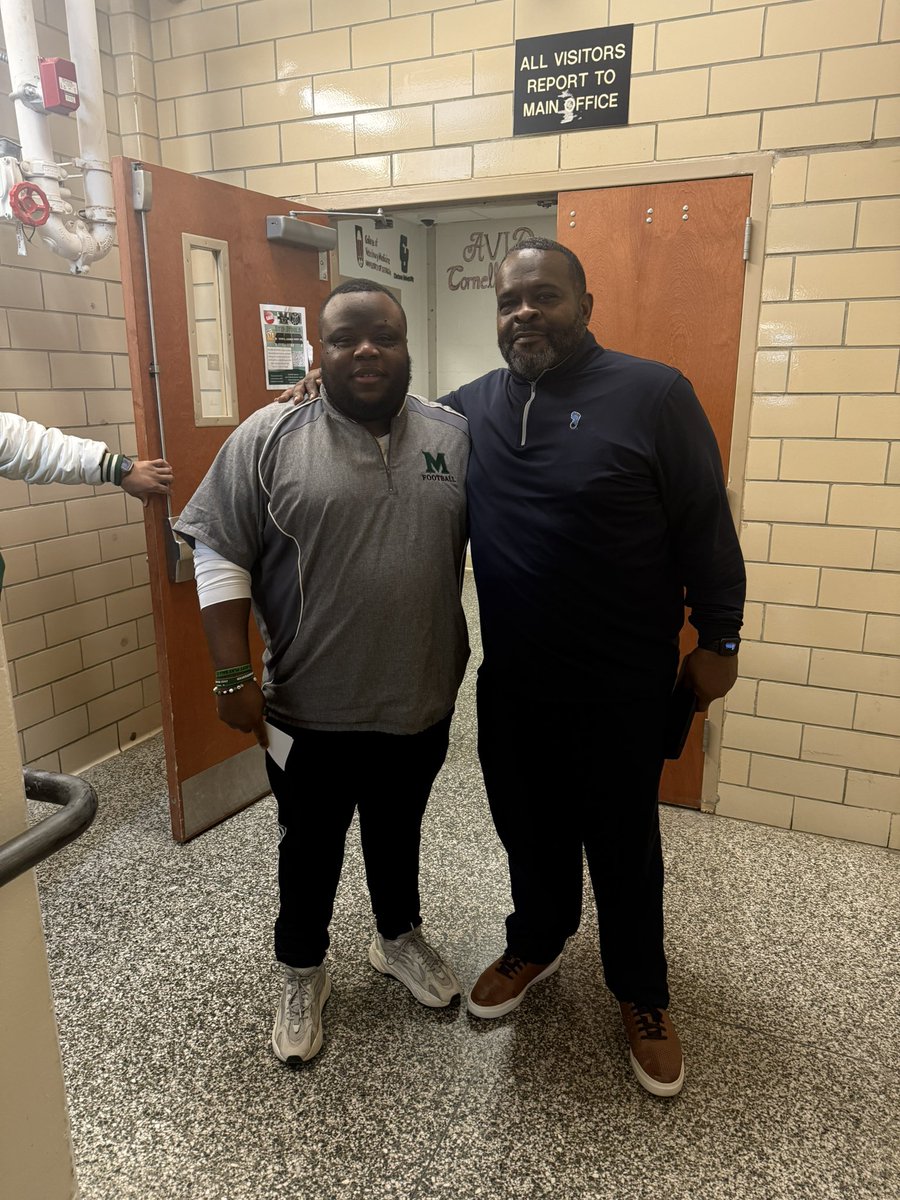 Pleasure to meet Coach Belichick and Coach Means today!! Thanks for coming by the great Milford Mill!!! S/O to the Mill it’s different!!!!