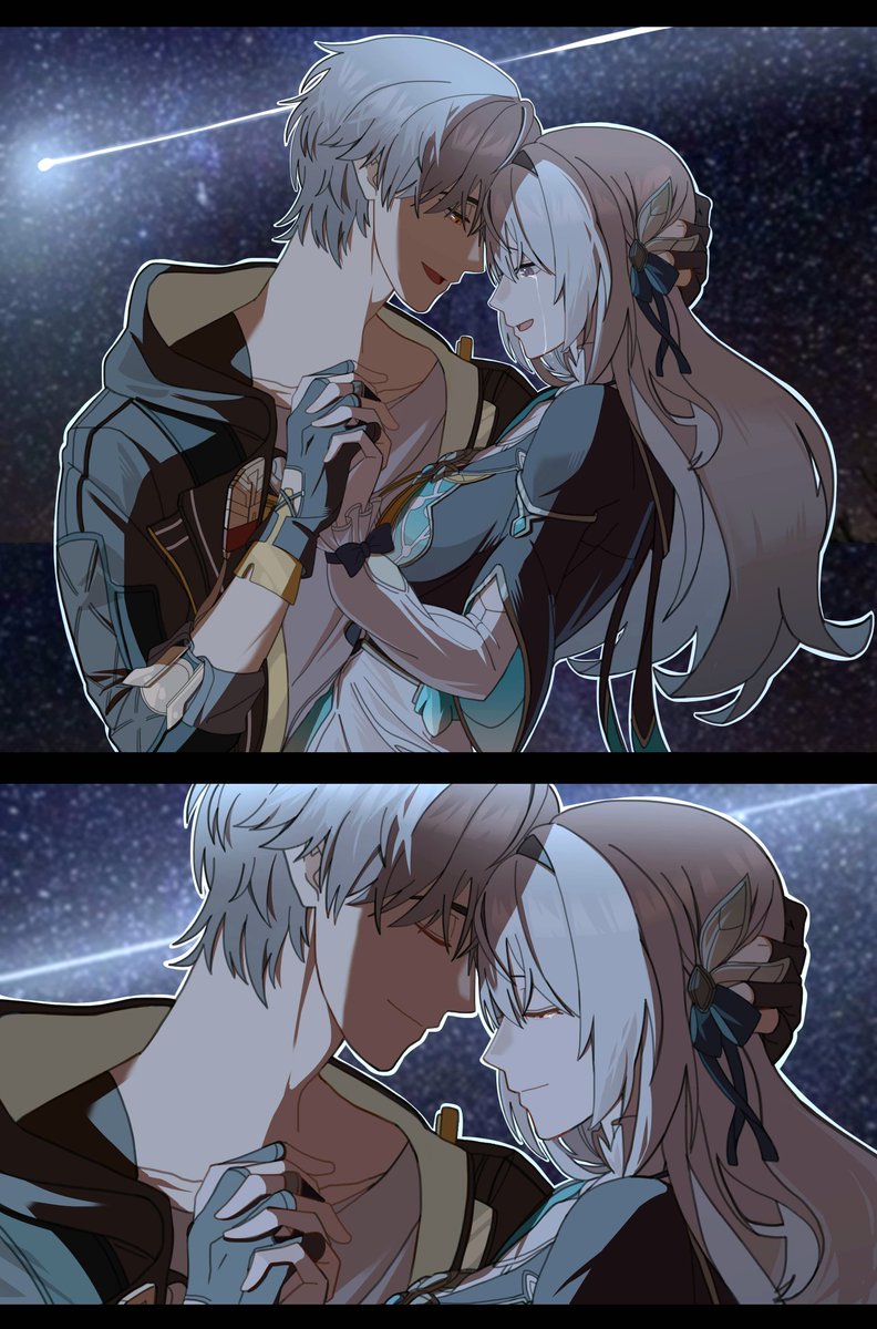 #ホタル #穹 #穹ホタ #caefly
별하늘 아래 두 사람
two people under the starry sky