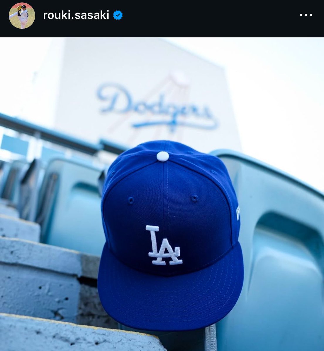 BlakeHHarris's tweet photo. BREAKING: Roki Sasaki is signing with the Dodgers, per his Instagram https://t.co/UxELaXPkbS