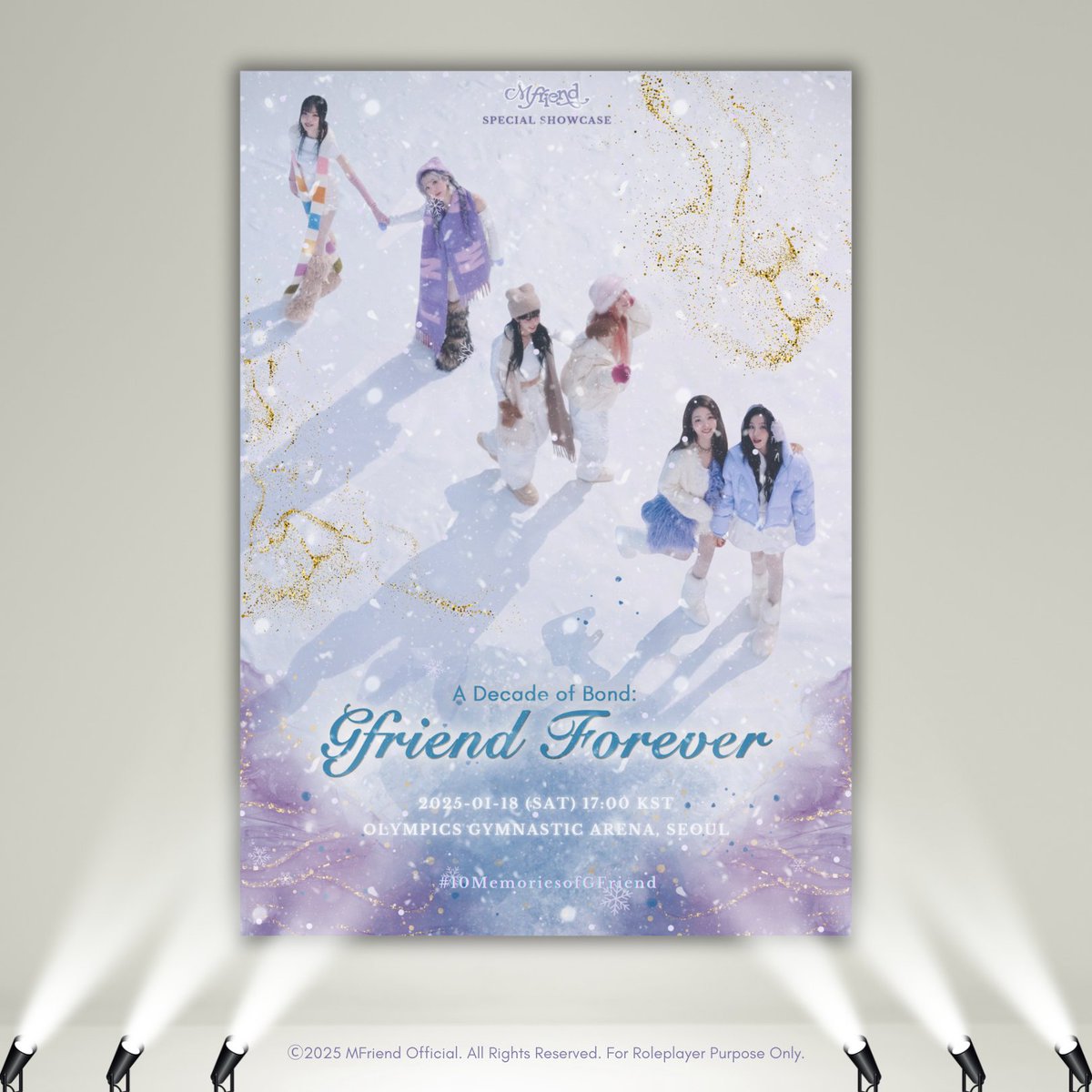 ⠀
⠀⠀឴⠀𝗠𝗙𝗥𝗜𝗘𝗡𝗗 𝗦𝗣𝗘𝗦𝗜𝗔𝗟 𝗦𝗛𝗢𝗪𝗖𝗔𝗦𝗘
⠀⠀❝𝗔 𝗗𝗲𝗰𝗮𝗱𝗲 𝗕𝗼𝗻𝗱 : 𝗚𝗙𝗿𝗶𝗲𝗻𝗱 𝗙𝗼𝗿𝗲𝘃𝗲𝗿❞
⠀⠀⠀⠀#10thMemoriesofGFriend ⛄❄

⠀⠀⠀⠀⠀( Saturday , 18 January 2025 )
⠀⠀⠀⠀⠀⠀⠀⠀⠀⠀at | 15.30 | WIB
⠀