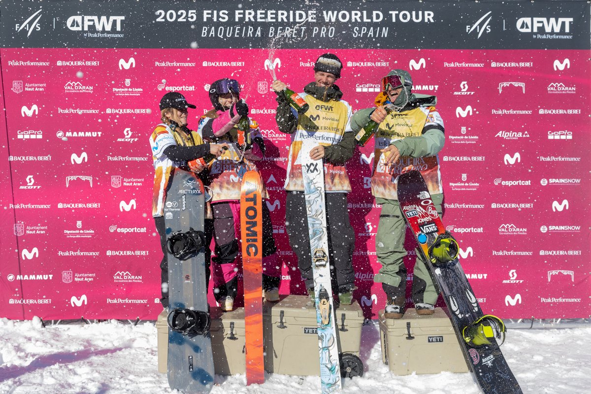 Forecast Ski Mag (@forecastski) on Twitter photo The first stop of the 2025 <a href="/FreerideWTour/">Freeride World Tour</a> went off earlier today in <a href="/Baqueira_Beret/">Baqueira Beret</a>, Spain. Follow this link for the recap, results and videos of all the winning runs —> t.ly/P9xA2 The first stop of the 2025 <a href="/FreerideWTour/">Freeride World Tour</a> went off earlier today in <a href="/Baqueira_Beret/">Baqueira Beret</a>, Spain. Follow this link for the recap, results and videos of all the winning runs —> t.ly/P9xA2