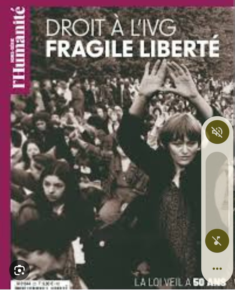 50 ans et pourtant encore si fragile.

Joyeux anniversaire et longue vie à la loi Veil qui aura sauvé au sens propre comme au figuré des millions de femmes.

Nul ne pourra jamais remettre en doute notre liberté de décider. 

"My body, my choice" 🫶