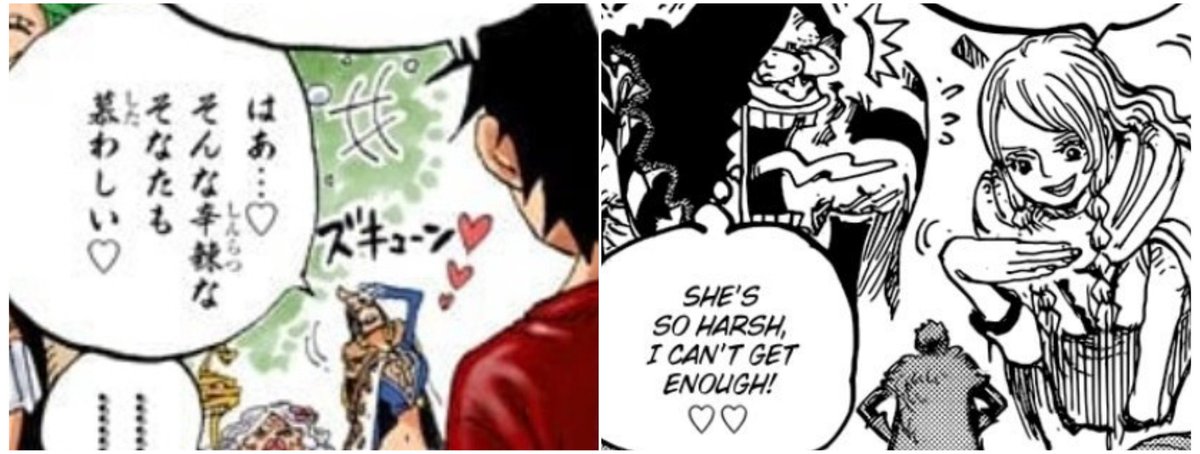 Animesgirll_'s tweet photo. Oda mostrou que o que havia falado era a mais pura verdade, Hancock e sua paixão por Luffy não é nada além de alívio cômico kkk
E o pervertido Road está aí para provar isso, depois de anos Oda resolveu fazer esse lindo comparativo dos dois rejeitados!😌☕ #luhan #luboa https://t.co/gaaJpDA0HF