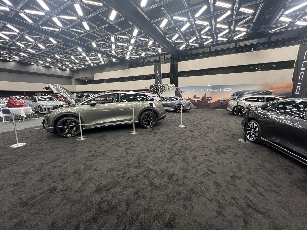 cxschultz's tweet image. Montreal Autoshow, #Lucid is showing of their Lucid Gravity and Lucid Air! Go check it out this weekend!